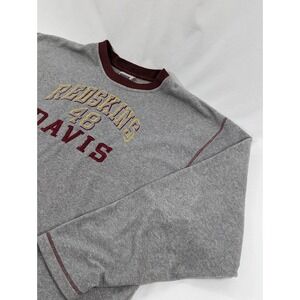 Vintage Sport attack Fleece Pullover Men's XL Washington Redskins Crewneck Davis